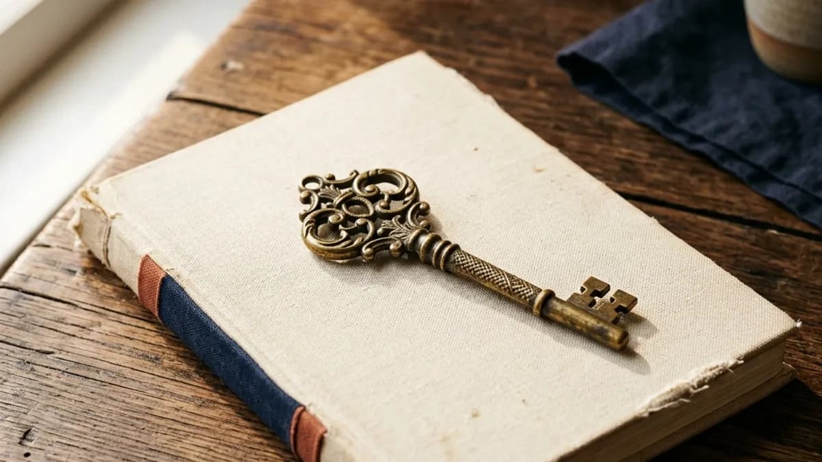 Agenda de couro envelhecido aberta mostrando anotações e um telefone celular antigo em cima de uma mesa de madeira rústica, ilustrando a reativação de clientes antigos de higienização